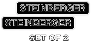 STEINBERGER set of 2 Vinyl Sticker Decal *SIZES*  Bumper Wall  - Picture 1 of 1