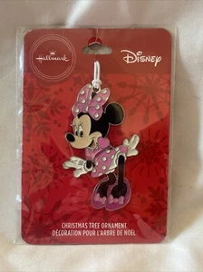 Neu Hallmark Minnie Mouse Weihnachtsschmuck flach - Bild 1 von 2