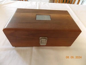 Vtg Jack Daniel's Wood Box with 4 Specialty Shot Glasses-Never Used-was Hubby's - Picture 1 of 7