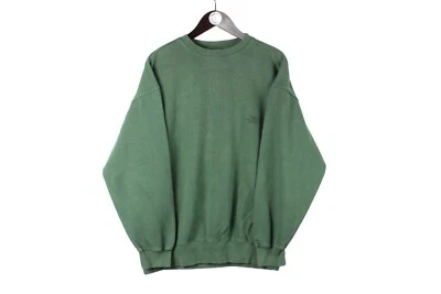 Vintage Levi's Sweatshirt Size M green sport style retro 90s jumper crewneck - Image 1 of 4