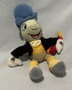 Disney Plush Jiminy Cricket Snap Toys Stuffed Animal 10in Pre Owned - Picture 1 of 4