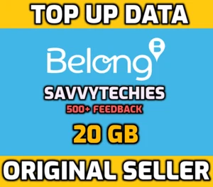 Belong Mobile Data Gift 20GB BULK BUY DISCOUNTS! CHEAPEST! - Picture 1 of 1