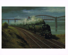 Along The Tamar Vintage Railway Print Picture Don Breckon ODB#53