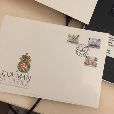 Isle of Man Stamps First Day Cover 1996 Ship mini definitives U/A FDC WCP SET 3 - Image 1 of 2