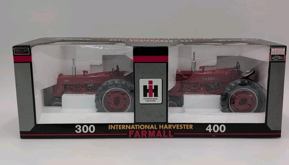 1/16 SpecCast FARMALL-IH 300/400 50th ANNIVERSARY TRACTOR SET  - Image 1 of 4