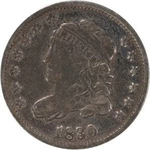 1830 Bust Silver Half Dime Choice VF Uncertified #949 - Picture 1 of 2