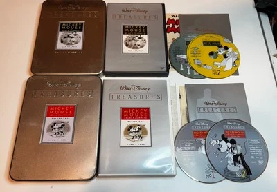 Walt Disney Treasures Mickey Mouse In Black And White Collector Tin Volume 1 & 2 - Image 1 of 3