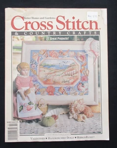 CROSS STITCH & COUNTRY CRAFTS MAGAZINE BETTER HOMES & GARDENS JAN / FEB 1992 - Picture 1 of 7