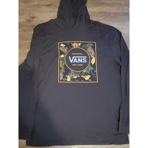 Sudadera con Capucha Vans Gráfica Manga Larga Negra Estampado Floral XL - Imagen 1 de 5