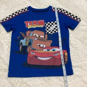 Disney Cars 3T Team McQueen Pocket Front T Shirt Toddler Boys Cars Tee - Picture 1 of 5
