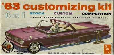 AMT 05-163 '63 Ford Fairlane Hardtop 1/25 model kit - Image 1 of 4