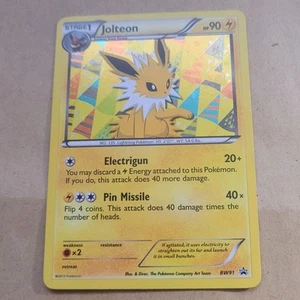 POKEMON PROMO CARD - BLACK AND WHITE - JOLTEON BW91 (HOLO) RARE NM - Picture 1 of 2
