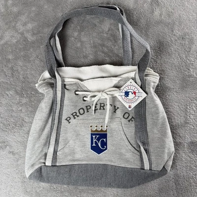 NUEVO CON ETIQUETAS Kansas City Royals Gris Sudadera con Capucha Cartera MLB Bolso Shell Polar Sudadera Foto 1 de 4