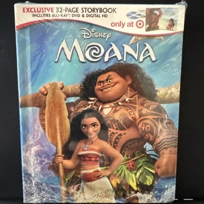 Moana Target Exclusive Bluray + DVD + Digital HD + 32-Page Storybook - Image 1 of 4