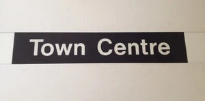 Hampshire Bus Blind (31") - Town Centre - Shabby Chic - Foto 1 di 1