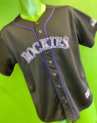 MLB Colorado Rockies Troy Tulowitzki #2 Majestuosa Jersey Cosido Juvenil Grande 14- - Imagen 1 de 4