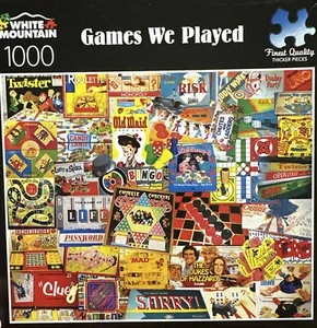 White Mountain•Games We Played• Puzzle 1000 dickere Teile Lois B.Sutton - Bild 1 von 5