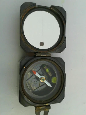 Antique Vintage Solid Brass Kelvin & Hughes 1917 Burton Compass handmade Design - Image 1 of 4