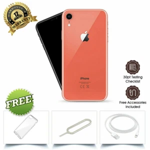 Apple iPhone XR 64GB - Coral - Condition- Pristine Plus - with Vodafone - Picture 1 of 3