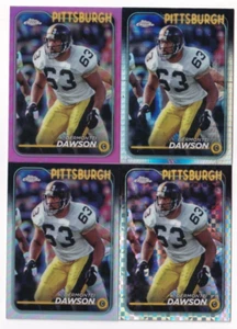 Dermontti Dawson 2024 TOPPS CHROME X-FRACTOR + PRISM + REFRACTOR + LOT STEELERS - Picture 1 of 1