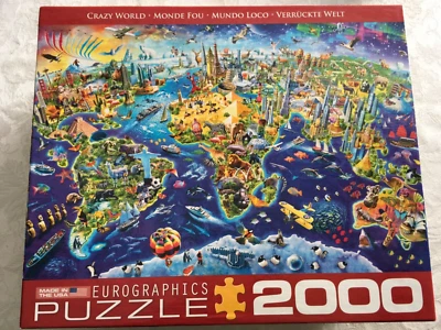 Eurographics 2000 piece jigsaw puzzle "Crazy World"  - Image 1 of 3