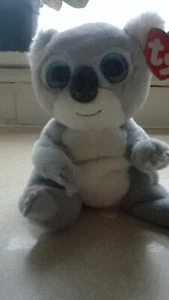 Ty Beanie Babies Melly Koala Grey White Soft Plush Toy with Tag - Picture 1 of 2