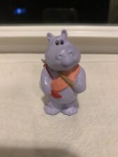 VTG Hallmark Merry Miniature Valentine Purple 1990 Hippo Cupid QSM 1513
