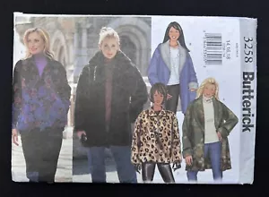 Butterick 3258 Misses Jacket 4 Length/Style Options 2001 Pattern 14-16-18 Uncut - Foto 1 di 3