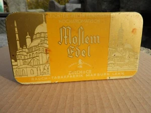 TABAKFABRIK ZÜLCH & Co MARBURG an der Lahn BLECHDOSE Tabakdose 50 Gr Moslem Edel - Bild 1 von 7