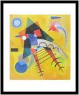 Wassily Kandinsky Poster Kunstdruck Bild im Alu Rahmen Weisser Punkt 58,5x48cm