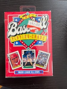 The U. S. Playing Card Company deck of cards Major League All Stars Factory Seal