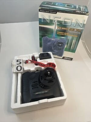 Control Remoto Avión Hitec Neon-SS RC FM Single Stick Radio Canal 50 Micro Foto 1 de 4