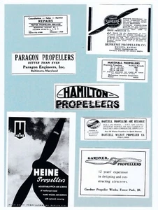 1920/1930 Propeller Aircraft Ads 6/4/2025gg - Picture 1 of 1