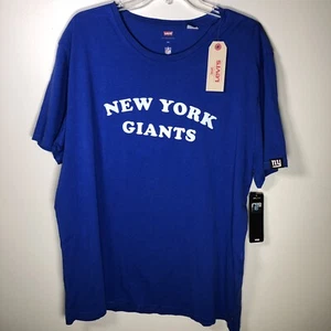 Camisa para hombre Levis talla XXL New York Giants azul NFL nueva con etiquetas - Imagen 1 de 7