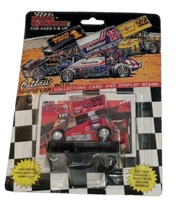 Tarjeta Racing Champions OUTLAW Sprint Car 1993 + Stand Steve Smith #77 escala 1/64  - Imagen 1 de 14
