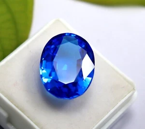 "13.95 CT Oval-Cut Blue Tanzanite – Natural Gemstone from Tanzania" - Picture 1 of 11