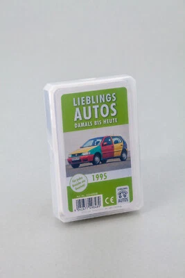 LIEBLINGS AUTOS Auto Quartett 1995 Baujahr Geburtsjahr 30. Geburtstag Geschenk Spielkarten Neu