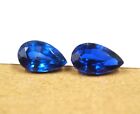 Certified 14.30 Ct Looking Nice Blue Sapphire Sri Lankan Shiny Pair Gemstone GVQ