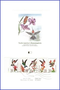 Colibríes EE. UU.3 #2642-46 U/A FLEETWOOD FDC BKLT5 - Imagen 1 de 1
