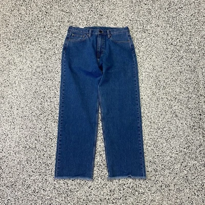 SAMPLE Levi's Wide Leg Denim Men's Jeans Blue Denim Pants 33x31 SAMPLE - Image 1 of 4
