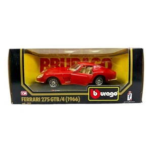 🇮🇹🇮🇹Burago Ferrari 275 GTB/4 Red 1966 1/24th Scale Made In Italy🇮🇹🇮🇹 - Picture 1 of 7