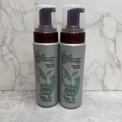 批量 2 件 全新 Bain De Terre Rise 'n Shine 丰盈泡沫 6.7 盎司不含防腐剂 — 第 1/4 张图片