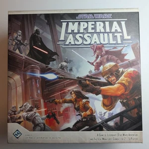 Star Wars Imperial Assault Base + Vader & Skywalker + 7 ALLY/VILLAINs VG/EX OOP - Picture 1 of 9