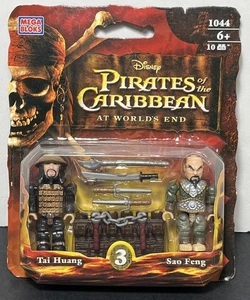 Mega Bloks Pirates Of The Caribbean At Worlds End Tai Huang & Sao Feng 1044 NIP - Picture 1 of 6