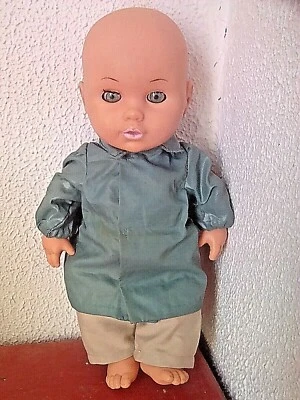 ANCIEN POUPON POUPEE BAIGNEUR FURGA n° 678 ITALY avec poincon dans le coup - Photo 1/4