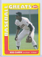 "RARE" ROD CAREW 1991 SWELL MINT BASEBALL LEGENDS CARD #103! HALL OF FAME!