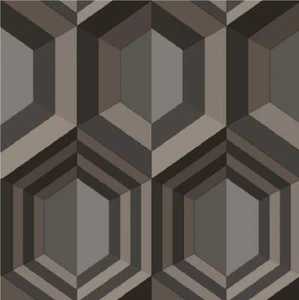 NUEVO FONDO DE PANTALLA DE VINILO TEXTURA LONA GEOMÉTRICA MURIVA HEXAGON 3D EFECTO 3D - Imagen 1 de 1