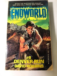 b David Robbins ENDWORLD #8 Denver Run 1987 First Leisure Books - Imagen 1 de 4