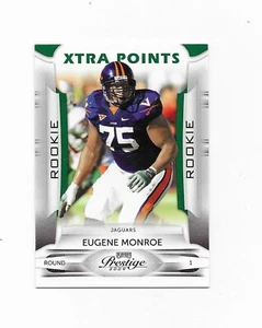 2009 Playoff Prestige Xtra Points Green #136 Eugene Monroe /25 Jaguar - Bild 1 von 2