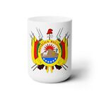 Coat of arms of Bolivia (1826) - White Coffee Cup 15oz